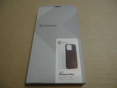 Caseology Nano Pop 360 Case for iPhone 14 Pro with 2 Screen Protectors
