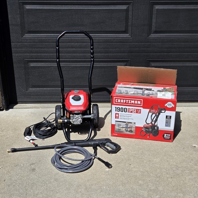 #ad New Craftsman 1900 Electric Cold Water Pressure Washer 1.2 GPM Max PSI **READ** $134.99