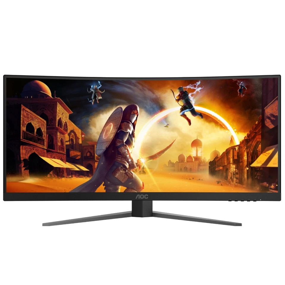 AOC G4 CU34G4Z 34" Curved UWQHD 240Hz 0.3ms Height Adjustable Gaming Monitor - Image 4 of 4