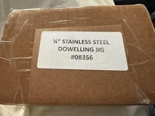 JessEm 08356 1/4" Stainless Steel Dowelling Jig w/ Angle Guide Woodworking Tool