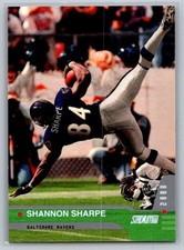 💎2000 Stadium Club Football #146 Shannon Sharpe - Baltimore Ravens💎