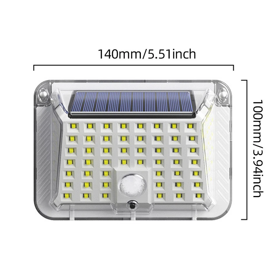 2pcs LED solar light for outdoor solar lamp with motion sensor spotlight - Image 3 of 4