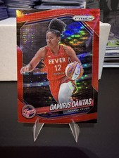 2025 WNBA Prizm Damiris Dantas Color Match /299 Red Pulsar #42 Indiana Fever