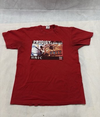     Supreme Prodigy Of Mobb Deep H.N.I.C. Red T-Shirt Men s Small