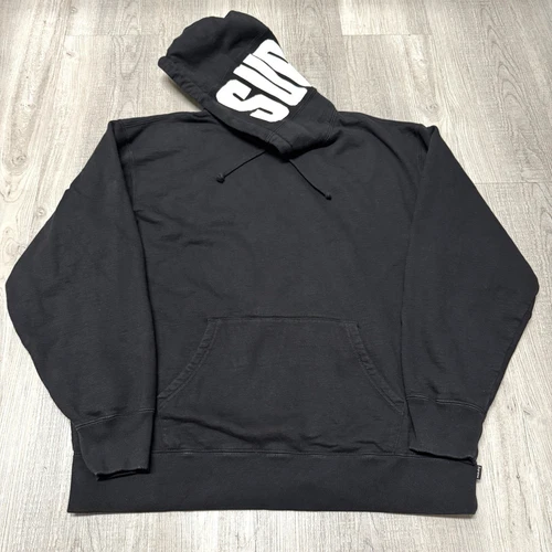 Pull à capuche homme Supreme Logo FW20 taille L noir