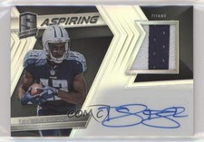 2017 Panini Spectra Aspiring /299 Taywan Taylor #APA-TT Patch Auto 0c6