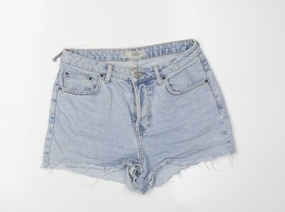 Topshop abgeschnittene Damenshorts lockere Passform UK-Größe 10