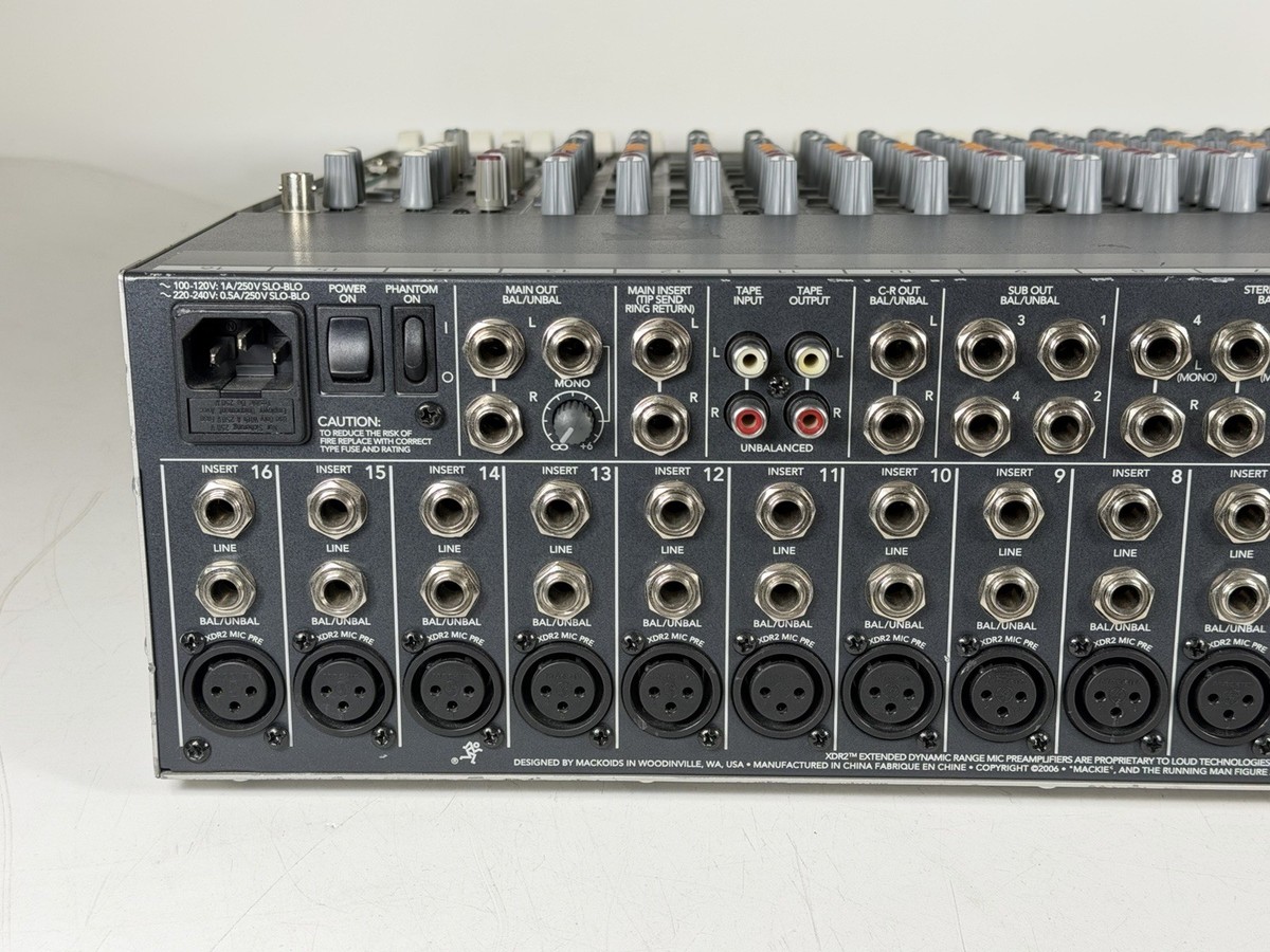 Mackie 1604-VLZ3 16 Channels Compact Mixer - Silver for sale