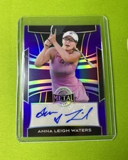 2025 Leaf Metal Women Of Sport Anna Leigh Waters Auto #/6 Pickleball 