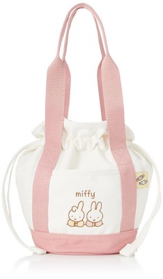 Miffy 65th Anniversary Drawstring Tote Bag 13''x10'' Japan