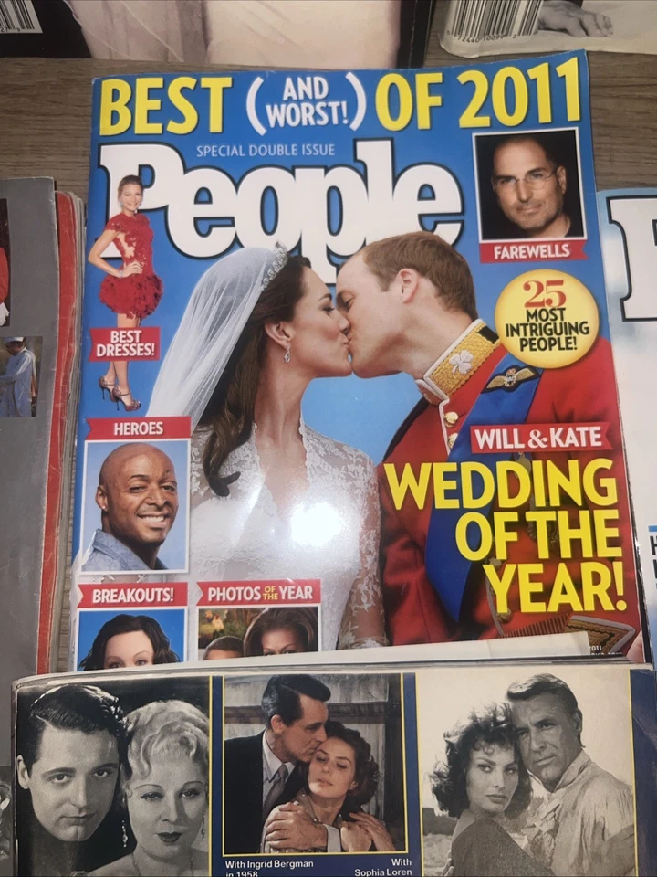 PEOPLE Magazine LOT of 7 VTG Issues from 1980’s-2000 Good Condition Foto 3 de 4