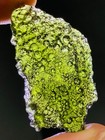 34Ct Moldavite Genuine Raw Moldavite Crystal from Czech Republic PIC certificate — photo 2