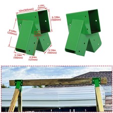 For Swing Set W/ All Hardware 12" Pair Brand New 1-2-3 A-Frame 2 Brackets
