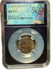 1938-D Buffalo Nickel Ngc MS67+ Plus Trader Bea Superb Gem Purple Toner Color