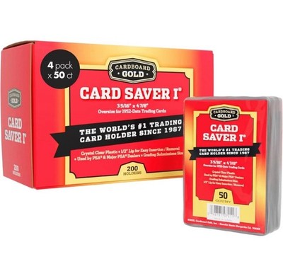 200 CBG Card Saver I 1 Large Semi Rigid PSA Grading Submission Holders