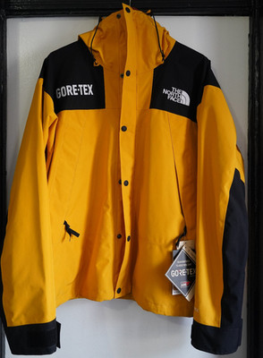 The North Face Yellow Mountain Jacket Gore-Tex GTX Sz M Summit Gold NF0A831MZU3