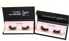 2 - Glamnetic LOVE & LUST Full Magnetic False Lash Reusable New in box