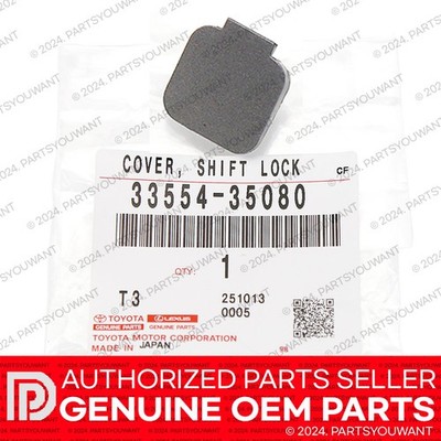 GENUINE Toyota 03-09 4Runner OEM Shift Lock Release Button Cover Cap 33554-35080