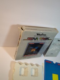 Vectrex Star Trek Game With Box Manual & Overlay COMPLETE TESTED