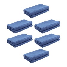 6pcs Moving Blankets Heavy Duty 72"X80" 3.5lbs Each Packing Blankets Blue