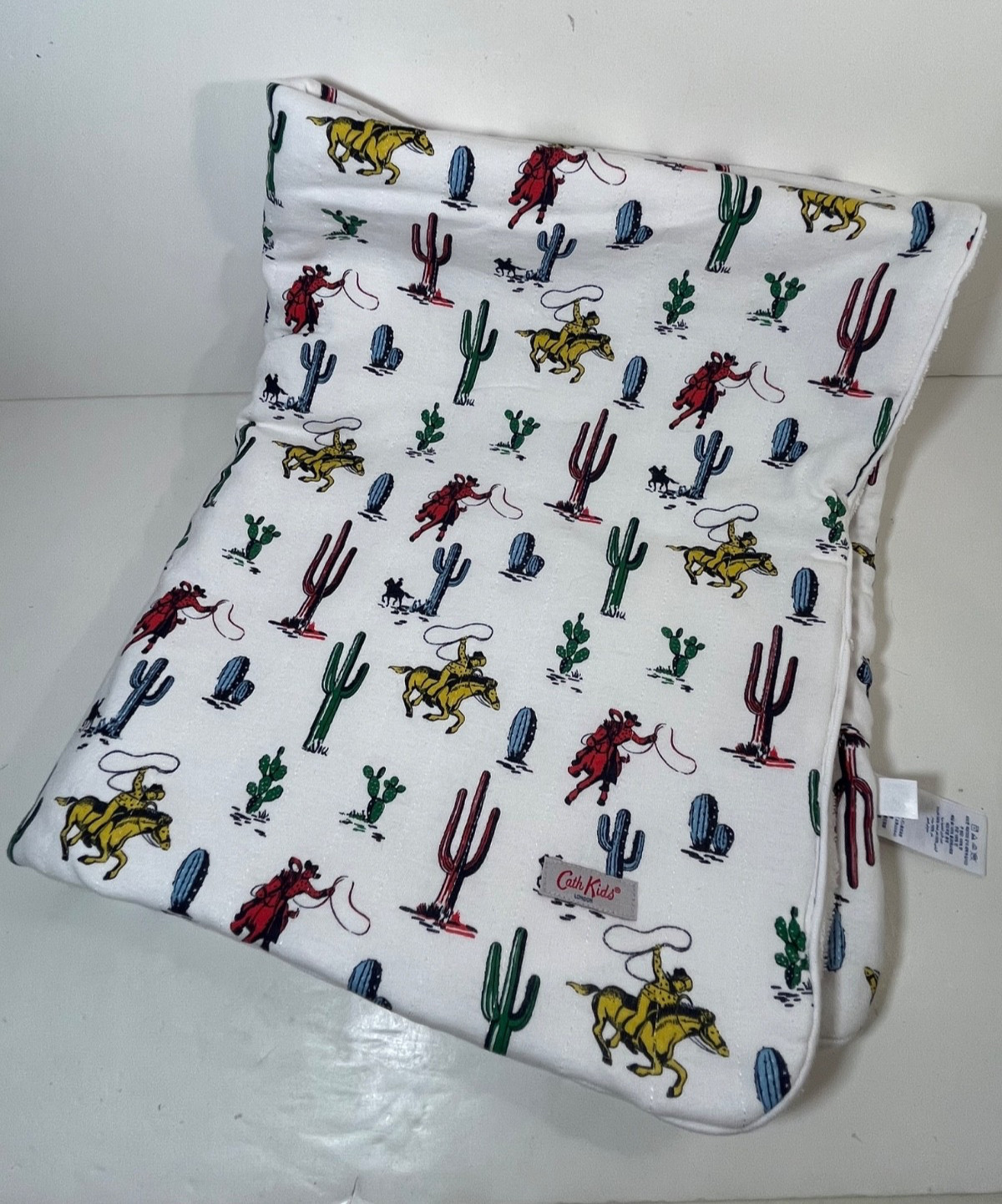 Cath Kids Cotton Cowboy and Cactus Print Baby Blanket Towel