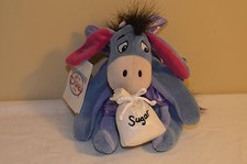 SUGAR PLUM FAIRY EEYORE DISNEY STORE BEAN BAG PLUSH TOY 7"