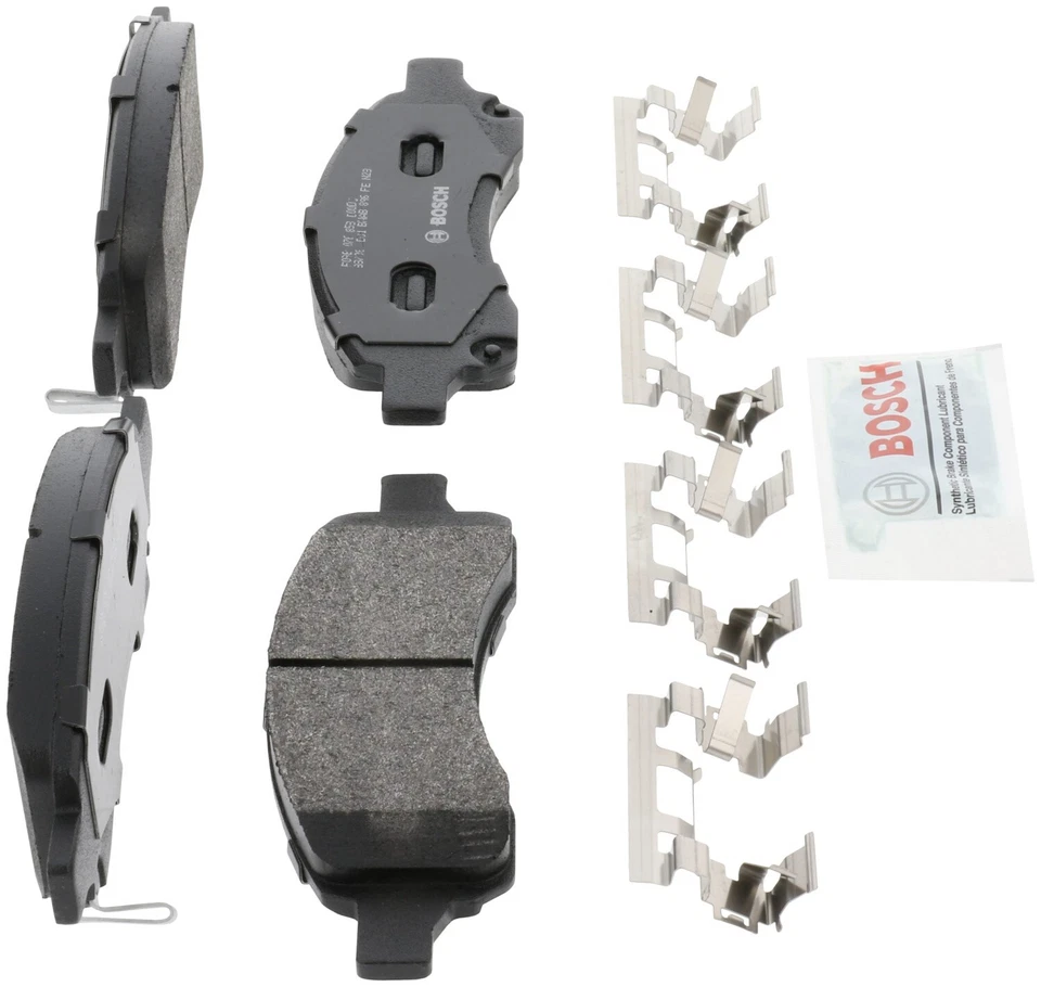 Pastilhas de freio dianteiras 2008 semi-metálicas GMC Acadia Bosch QuietCast 2007-2016 - Imagem 3 de 4