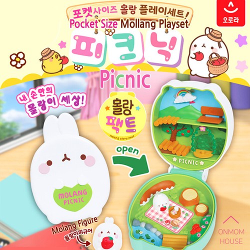 Molang Figure Pact 7 Type Collection Korean Toy - Picture 19 of 55