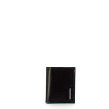 NEW Piquadro - Vertical Wallet RFID Blue Square - PU5962B2R - NERO AUTHENTIC NWT