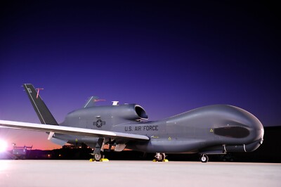 Northrop Grumman RQ-4 Global Hawk USAF (Cover of Night)  POSTER 24 X 36 Inches