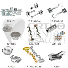 Orthodontic Accessories Stops Crimpable hooks Tongue tramers Lingual button Bite