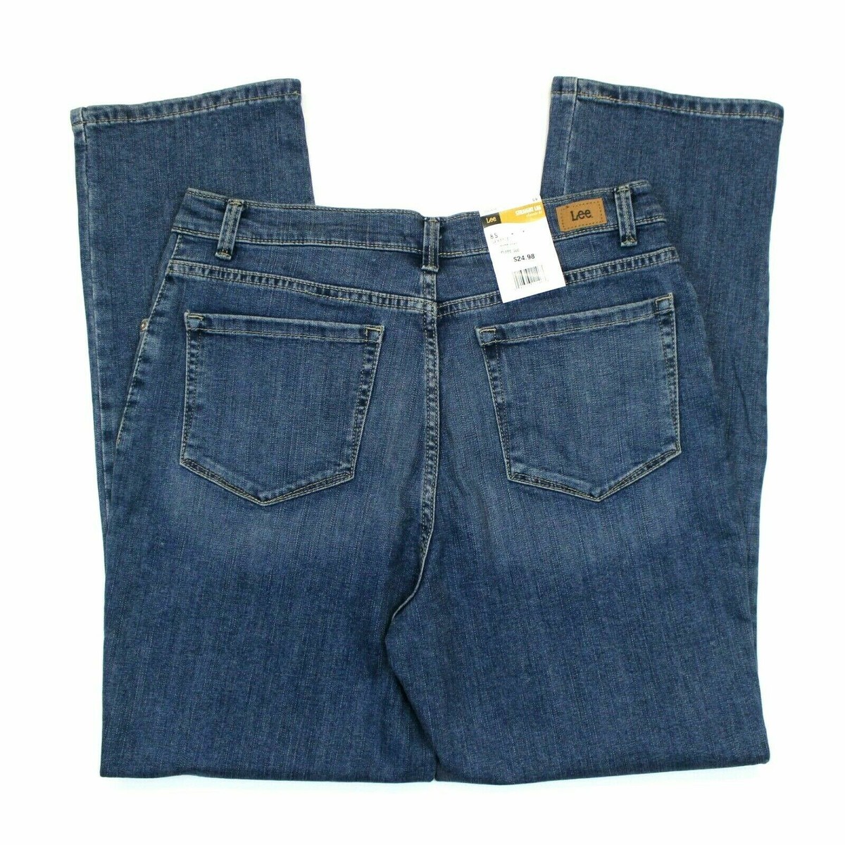 Women's Lee Straight Leg Classic Fit Blue Jeans (3403635) Seattle 8S