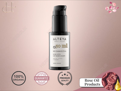 Alteya Rose Otto Day Moisturizer 50ml - Hydrating Anti-Pollution Face Cream