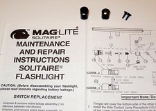 Authentic AAA Mini Maglite Solitaire Switch R...