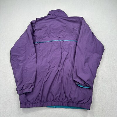 VTG 1996 Atlanta USA Olympic Reversible Jacket Size Large Teal