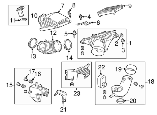 Air Intake Hose Compatible with Acura MDX 2010 2011 2012 2013 17228-RYE-A10 Air Intake Hose Compatible with Acura MDX 2010 2011 2012 2013 17228-RYE-A10