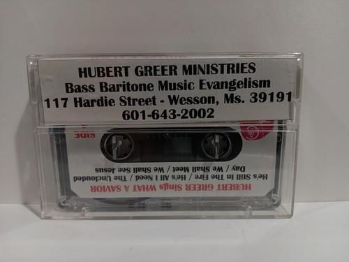 Hubert Greer What A Savior Gospel Cassette Tape - Picture 7 of 13