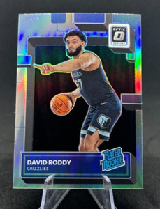 David Roddy 2022-23 NBA Panini Donruss Optic Holo Rated Rookie RC #225 Grizzlies