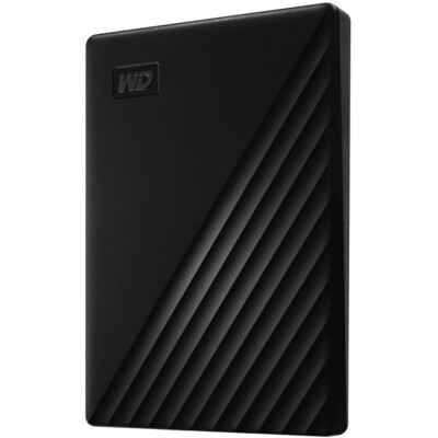 WD My Passport 1TB/2TB/4TB/5TB USB 3.0, 2,5 Zoll Externe Festplatte - Schwarz