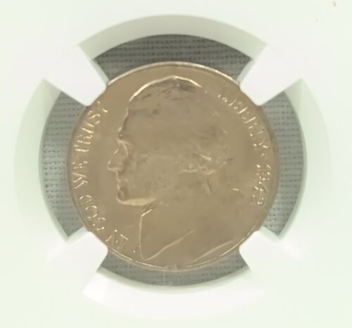 1942-D 5C Thomas Jefferson Nickel NGC MS66 Denver Mint Five Cent (I-19341) - Picture 2 of 8