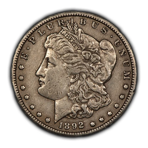1892-CC $1 Morgan Silver Dollar - XF+ Key Date Carson City - SKU-B4355