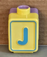 VTech Ultimate Alphabet Activity Cube Replacement Double Sided Letter Block J/W