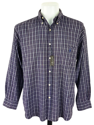 POLO RALPH LAUREN Herren blau L/S ABENDHEMD Blake U/Soft - L - 48'' - UVP 109£