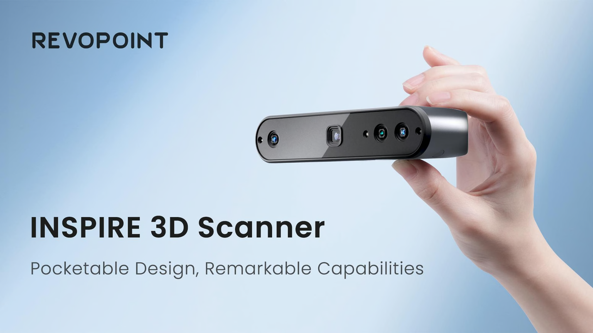 Revopoint INSPIRE 3D Scanner Portable 3D Model Scanning 18