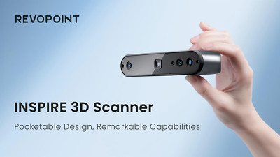 Revopoint INSPIRE 3D Scanner Portable 3D Model Scanning 18 fps