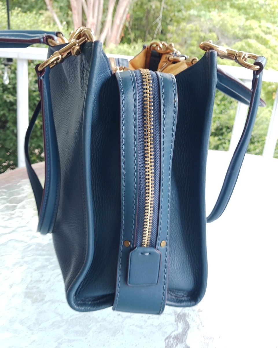 coach コーチ ハンドバッグ ローグ30 20315 レザー ブルー coach コーチ ハンドバッグ ローグ30 20315 レザー ブルー coach