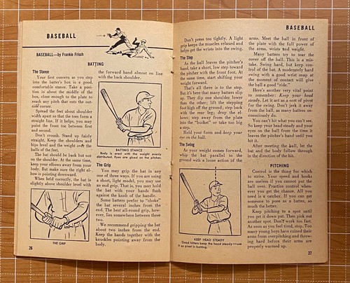 US KEDS THE SHOE OF CHAMPIONS 1953 MANUAL DE DEPORTES FOLLETO ILUSTRADO - Imagen 8 de 11