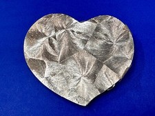 Artisan Heart Shaped Brushed Silver Color Vintage Cutout Belt Buckle