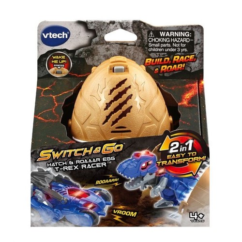 VTech Switch and Go Escotilla y Roaaar Egg T-Rex Racer - Edición en Inglés Nuevo T22 - Imagen 3 de 10