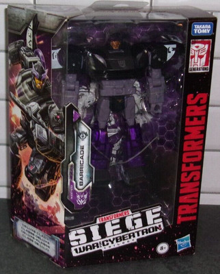 Transformers Siege BARRICADE Action Figure Generations WFC-S41 Deluxe Sealed